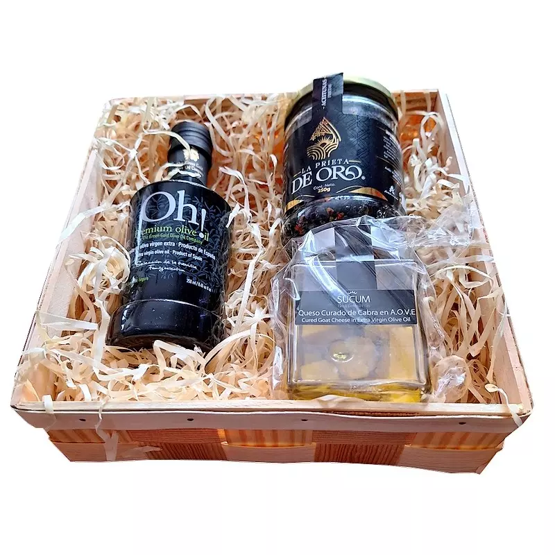 Zestaw świąteczny prezentowy, tradycyjne produkty hiszpańskie