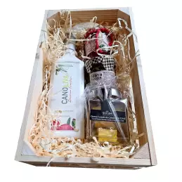 Kosz prezentowy z hiszpańskim jedzeniem