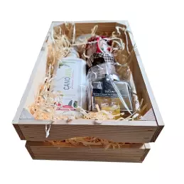 Kosz prezentowy z hiszpańskim jedzeniem