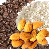 Kawa Arabica, ryż Bomba, migdały